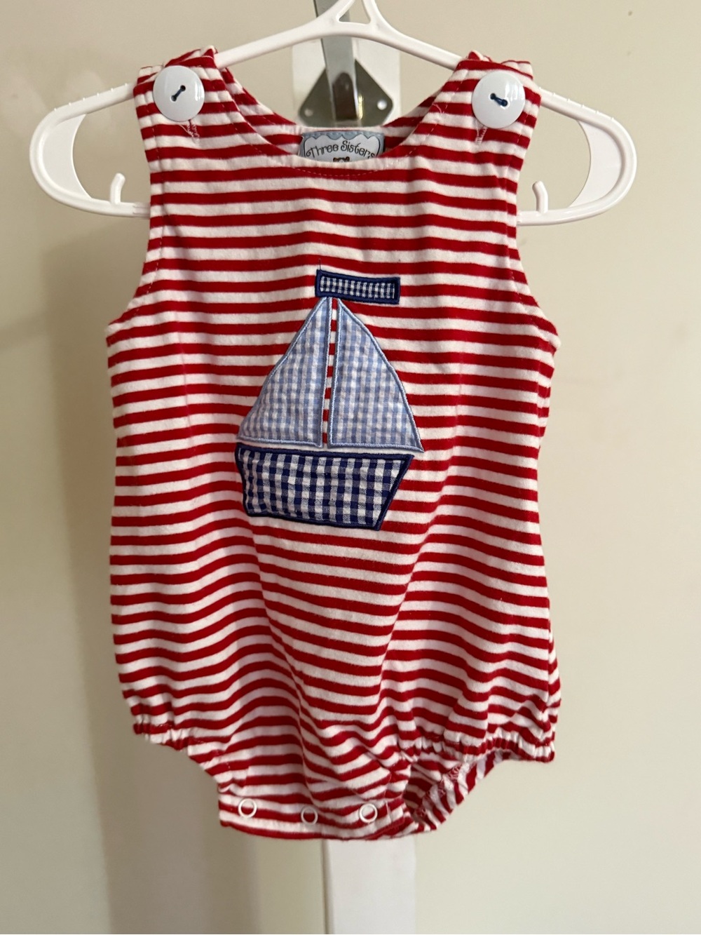 Three Sisters Sailboat Romper
